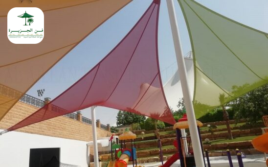 مؤسسة فن الجزيرة لتركيب أحدث مظلات مدارس بجميع أنحاء المملكة
